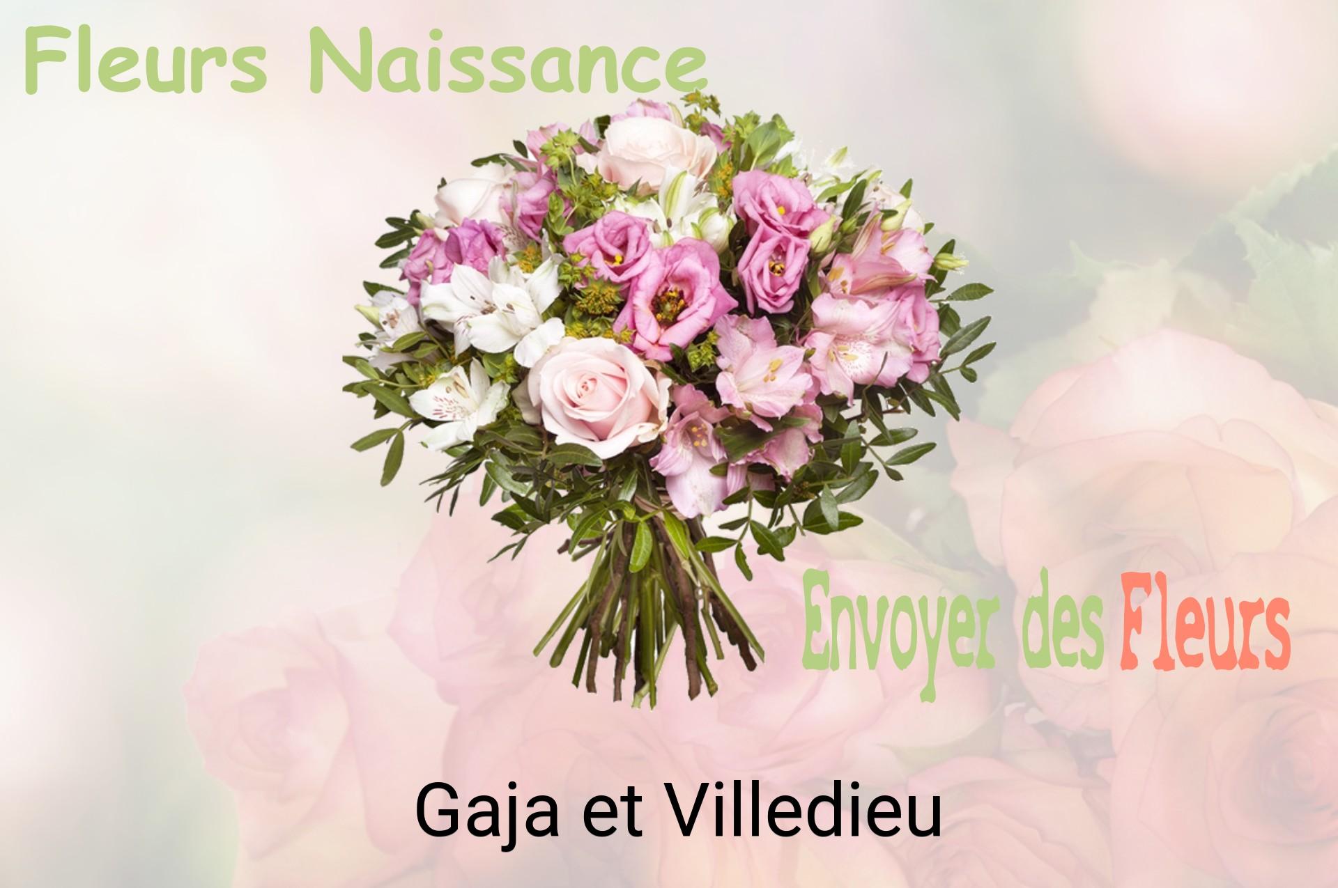 Bouquet de fleurs de naissance livré à Gaja-et-Villedieu